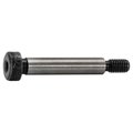 Midwest Fastener Shoulder Screw, 0.8mm (Coarse) Thr Sz, 9.5mm Thr Lg, Steel, 4 PK 930725